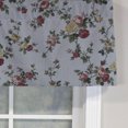 thumbnail image 2 of RLF Home Flower Grid Tailored 100% Cotton with Fully Lined 3" Rod Pocket Valnance for Windows 50" x 14" Chetwode, 2 of 2
