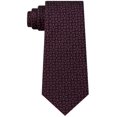 thumbnail image 2 of Kenneth Cole Mens Connect Square Self-tied Necktie, Red, One Size, 2 of 3