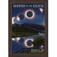 thumbnail image 1 of Lincoln, Nebraska - Solar Eclipse 2017 - Summer of the Eclipse - Lantern Press Artwork (12x18 Giclee Art Print, Gallery Framed, Espresso Wood), 1 of 1