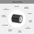 thumbnail image 5 of Uxcell 8 x 8mm Rubber Female M3 Thread Isolator Replaces Anti Vibration Pads Flat, 5 of 6