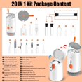 thumbnail image 3 of WANGQI Laptop Phone Screen Cleaner Kit, Computer Keyboard Brush Cleaning Spray,20-in-1 Electronic Device Clean Tool for Camera Earbud Car Screens, 3 of 6