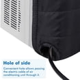 thumbnail image 6 of HOMEIORA 1pc Indoor Air Conditioner Cover, AC Cover, Double Insulation with Free Drawstring, for Inside Window Unit 17" (L) x 13" (H) x 3.5" (D), Black, 6 of 9