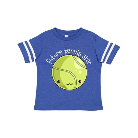 

Inktastic Future Tennis Star- Cute Tennis Ball Gift Toddler Boy or Toddler Girl T-Shirt