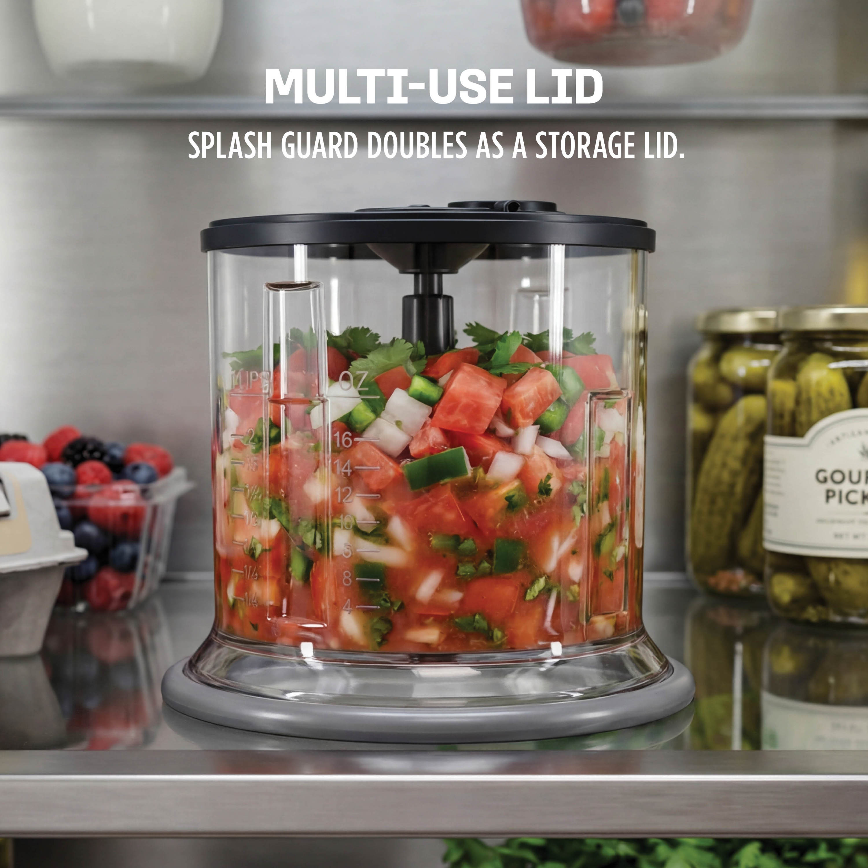 Ninja Food Chopper 2-Cup, One-Touch Pulse, Gray photo 6