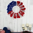 thumbnail image 5 of Pedty Spring Wreaths,Wreath for Front Door,Independence Day Wreaths Patriotic Wreath Front Door Wreaths Patriotic Garland for 4Th of July Memorial Day Decor,Independence Day Hanging Decoration, 5 of 7
