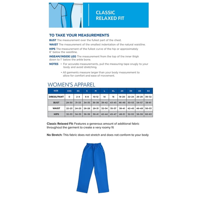 Landau Pantalon d'Uniforme Classique Décontracté pour Femme, Noir
