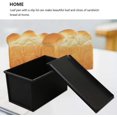 thumbnail image 1 of Stainless Steel Rectangle Toast Pan Loaf Pan With Lid Baking Bread Cake Non-stick Toast, 1 of 4