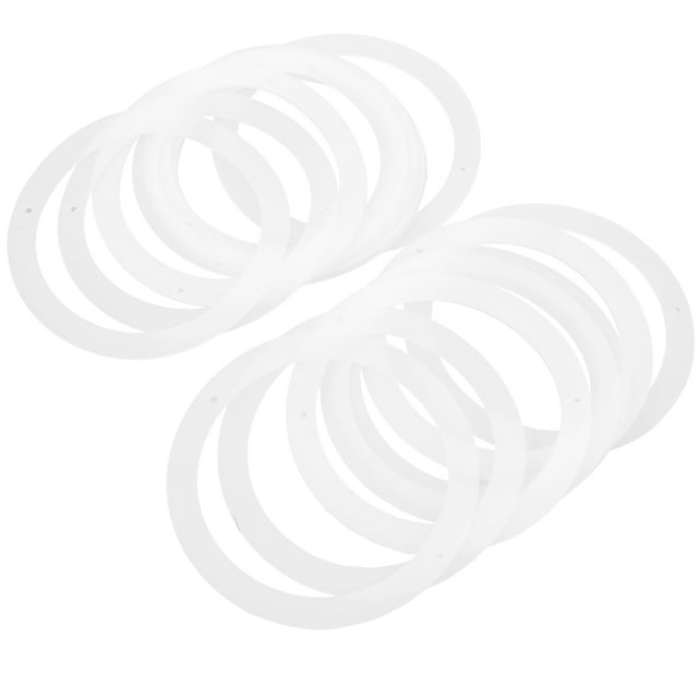 20 Pcs Anneaux d'Étanchéité en Silicone à Grand Ouverture Couvercles de Pots Mason Joints Réutilisables Joints