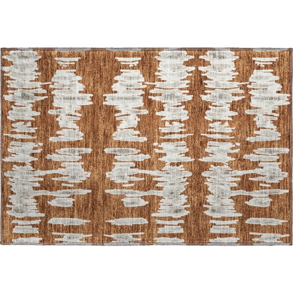 Dalyn Rugs Premium Machine Washable Mayfield AMF905 Paprika 1'8" x 2'6" Rug
