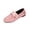 Pink, variant on Women's Loafers Lace Up Round Toe Flat Shoes Casual British Style Lightweight Comfortable Walking Moccasins Spring Fall Daily Wear(42)