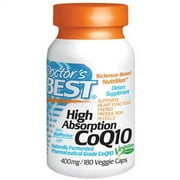 Doctor's Best High Absorption CoQ10 400mg, 180 CT