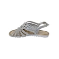thumbnail image 3 of Sandalias Casuales LEON Niña 866p Plata Textil, 3 of 3