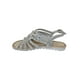 thumbnail image 3 of Sandalias Casuales LEON Niña 866p Plata Textil, 3 of 3