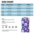 thumbnail image 5 of Lsque colorful Skull mushroom rainbow Print Men's Cotton Blend Sleeveless Muscle Shirts (S-3XL)- Moisture Wicking, Odor Protection, UPF 30+,XX-Large, 5 of 8