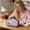 Pink, variant on VVQ Cute Pencil Case with Handle, High Appearance Pen Pouch Portable Large Capacity Stationery Bag, Durable Zipper Pencil Case for Office Travel, Yellow