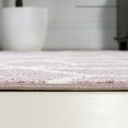 thumbnail image 6 of JONATHAN Y SUPERSOFT 2 x 8 Runner Rug, Tumbling Blocks Geometric - Rose/White, SEU101B-28, 6 of 8