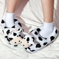 thumbnail image 4 of Zapatillas de de Dibujos Animados, Zapatos de Interior, Zapatos Suaves Y Gruesos, Cálidos, Antideslizantes, para Niñas Y Mujeres de Otoño , M M Macarena Pantuflas Calientes, 4 of 7