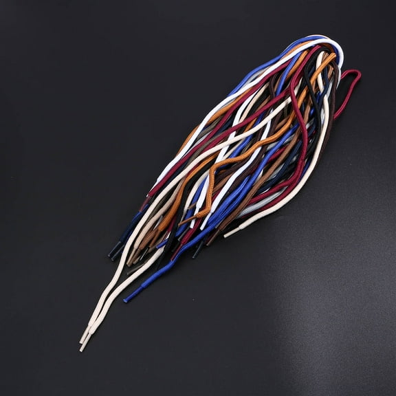 WRITWAA Assorted Color Round for Shoes and Sneakers, 12 Pairs Replacement Laces