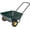 Green, variant on 2 Wheel Wheelbarrow, Plastic and Steel Wheel Barrel, 330lbs Capacity Garden Cart for Lawn, Gardening, Construction