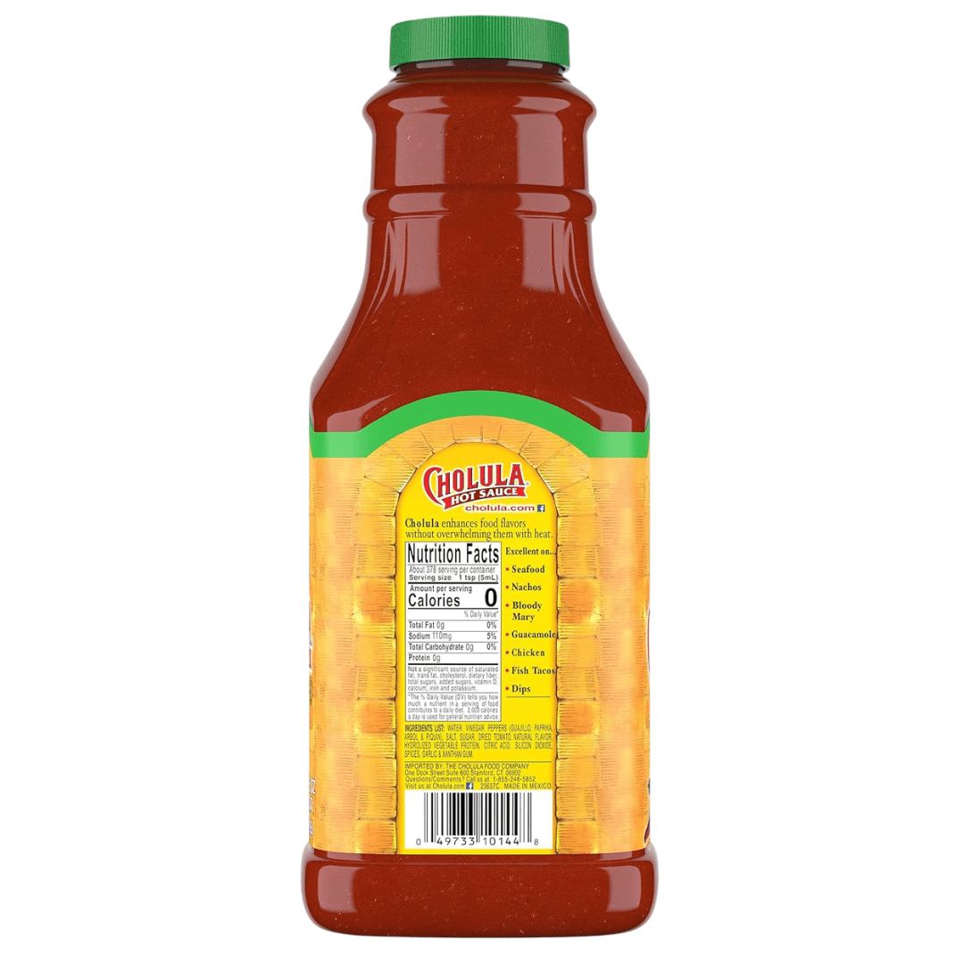 Cholula 64 fl. oz. Chili Lime Hot Sauce - 4/Case