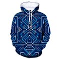 thumbnail image 3 of Sudadera con capucha con estampado 3D de circuitos para hombres y mujeres, sudaderas con cuello redondo geométricas, jersey de manga larga para otoño, abrigo de calle, 3 of 5