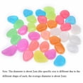thumbnail image 2 of Glow In The Dark Decorative Pebble Stones, Luminous Rocks for Garden Walkway Driveway Plant Pot Fish Tank DIY Landscape Ornament，20pcs, 2 of 6