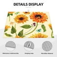 thumbnail image 4 of Easygdp Sunflowers And Butterflies Microfiber Absorbent Dish Drying Pad,Kitchen Drying Mat,Can Be Hung, Strong Water Absorption Capacity,Quick Drying, 4 of 9