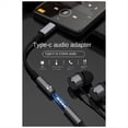thumbnail image 3 of USB Tipo C una Conector para Auriculares de 3,5 mm Adaptador de Audio Digital Convertidor USB C una Cable Auxiliar para Auriculares de 3,5 mm Negro, 3 of 10