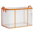 thumbnail image 1 of Bolsa de almacenamiento de ropa Organizador de colchas Contenedor de almacenamiento Transparente Durabilidad Mudanza 60 cm x 40 cm x 35 cm, 1 of 9