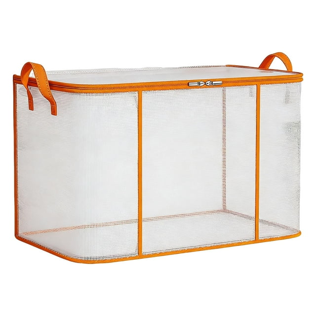 Bolsa de almacenamiento de ropa Organizador de colchas Contenedor de almacenamiento Transparente Durabilidad Mudanza 60 cm x 40 cm x 35 cm