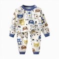 thumbnail image 4 of NOLDARES Toddler Baby Boy Girl Fall Winter Outfit Checkered Patchwork Long Sleeve Sweatshirt Pullover Tops Jogger Pants 2Pcs Clothes Set Size:2-3 Y,White, 4 of 5