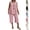 23# Pink, variant on Two Piece Sets for Women Layered Sleeveless Top and Wide Leg Capri Pants Casual Summer Vacation Outfits Black XXL