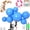 Blue, variant on Reusable Balloon Garland Arch Kit, Inflatable Balloon Arch, Reusable Balloon Arch Inflatable, 3 PCS Linked PVC Balloon Garland, Easy Setup Party Decoration for Birthday Wedding (Gold Brown, 3 Balls)