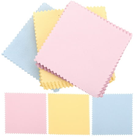 Worgeous Jewellery Polishing Cloth Blue 60Pcs 3.14X3.14X0.20In