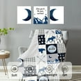 thumbnail image 2 of Custom Baby Bedding Set for Boys-Moonlit Forest Design,Personalized Name 5 Pcs Nursery Bedding-Soft Chic Blanket,Sheet,Changing Pad Cover, Room Rug and Wall Art Set for Newborns Gifts, 2 of 8