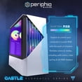 thumbnail image 5 of Periphio Castle Gaming PC, AMD Ryzen 5 5500 up to 4.2 GHz with AMD Radeon 6500XT Graphics, 16GB RAM, 1TBSSD, WiFi, Windows 11 Home, White, 1080p Gaming Computer, 5 of 7