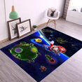 thumbnail image 4 of Super Mario Rectangular Carpet Game Non-slip Carpet Cartoon Anime Floor Mat Black Game Mat Kids Room Decoration, 4 of 5