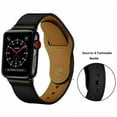 thumbnail image 4 of Compatible with iWatch Band 45mm 44mm 42mm 41mm 40mm 38mm, Genuine Leather Replacement Band Strap Compatible with Apple Watch SE Series 7 6 5 4 3 2 1, 4 of 10