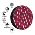 thumbnail image 4 of Pofeuu white Tree red plaid Print Spare Tire Wheel Cover for Car Truck SUV Camper Universal Fit Spare Tire Cover RV Spare Tire Covers-14 inch, 4 of 6