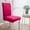 Hot Pink, variant on Chair Slipcover, Solid Color Brushed High Elastic Chair Cover, Universal Fit Non-Slip Dining Chair Seat Cover Machine Washable Durable Protection, Green