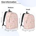 thumbnail image 3 of Naloa Easter Bunny Canvas Backpack for Men Women Rucksack Casual Travel Daypack College Tote Satchel Bookbag for Teens-Medium, 3 of 7