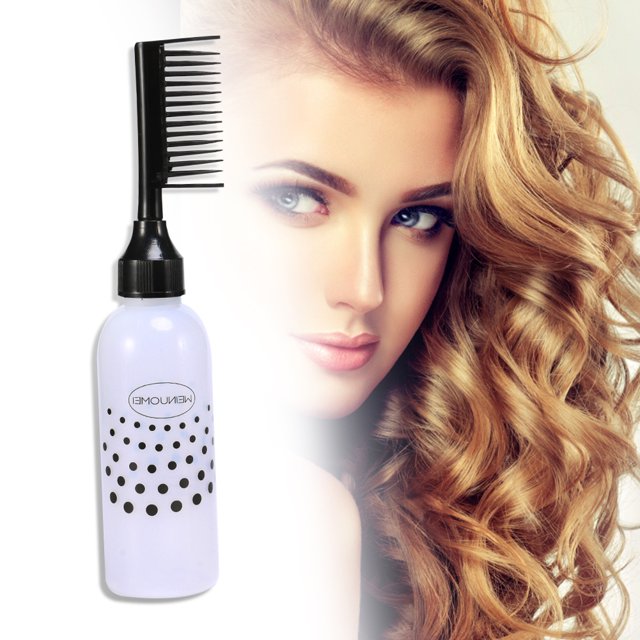 Peine multiusos para teñir el cabello cepillos de teñido de plástico recargable bricolaje salón de casa
