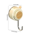 thumbnail image 3 of RXIRUCGD Heavy Duty Suction Cup Hooks - No Drill Wall Mounted Hooks for Bathroom and Kitchen Organization, Strong Adhesive Vacuum Technology for Towels and Utensils, 3 of 6