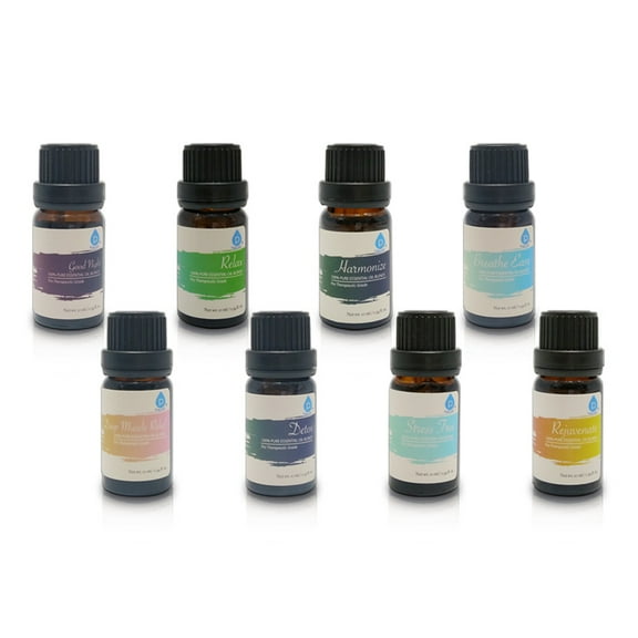Pursonic 8 Pure Essential Aroma Oil Blends