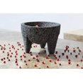 thumbnail image 4 of Molcajete de Piedra Volcánica CEMCUI Molli-caxitl 18 cm de Diámetro, 4 of 4