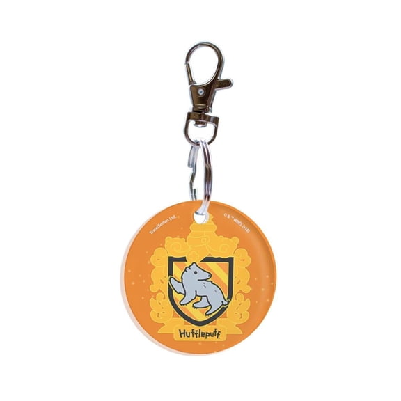 Harry Potter (Chibi Hufflepuff Crest) Circle Shaped Acrylic Keychain ACPKRCIR417