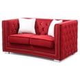 thumbnail image 2 of Glory Furniture Miami G809-L Loveseat , RED, 2 of 6