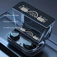 thumbnail image 3 of Wireless Earphones,Bluetooth Headphones Wireless Earbuds Touch Control with LED, IPX7 Waterproof, hi-fi Stereo Earbuds, deep bass Sports Earbuds with Built-in Microphone (Black-PRo6), 3 of 8