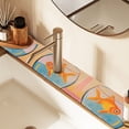 thumbnail image 2 of Yayeee Faucet Mat for Kitchen Sink 30" Diatomite Long Splash Guard Pad, Goldfish, 2 Pack, 2 of 7