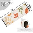 thumbnail image 5 of Yayeee Runner Rug for Bedroom 2'x6' Machine Washable Hallway Non Slip Mat, Beige Autumn Leaves, 5 of 8
